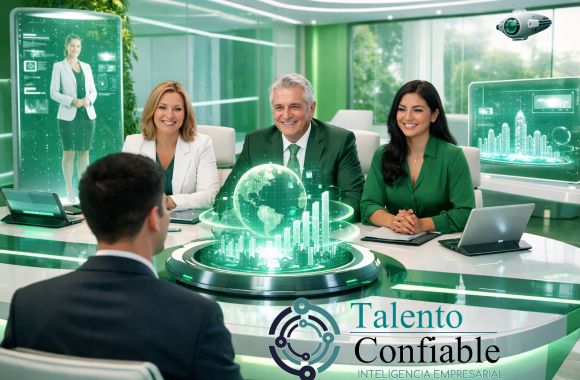 Fondo de Entrevista y Logo